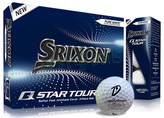 Picture of SRIXON Q STAR TOUR PRINTED GOLF BALLS 12-47 DOZEN